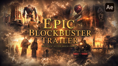 Epic Blockbuster Trailer - Cinematic Action Movie Promo For After Effects