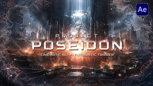 Poseidon - Cinematic Sci-Fi Futuristic Trailer For After Effects