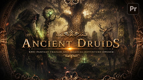 Ancient Druids - Epic Fantasy Trailer And Magical Adventure Opener For Premiere Pro