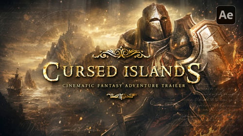 Cursed Islands - Cinematic Fantasy Adventure Trailer For After Effects