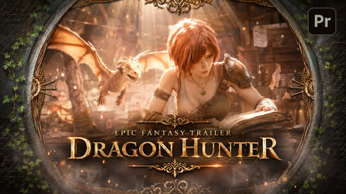 Dragon Hunter - Epic Fantasy Trailer And Heroic Adventure Opener For Premiere Pro