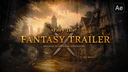 Fairy Tale Fantasy Trailer - Magical Storybook Adventure For After Effects