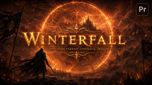 Winterfall - Epic Dark Fantasy Cinematic Trailer For Premiere Pro