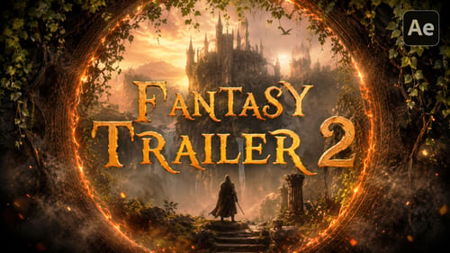 Fantasy Trailer 2 — Magischer Fantasy-Abenteuertrailer für After Effects