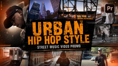Urban Hip Hop Style - Street Music Video Promo For Premiere Pro