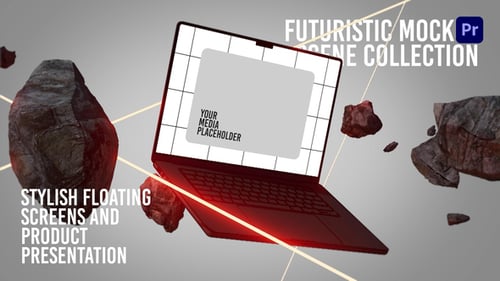 Futuristic Device Mockup Intro