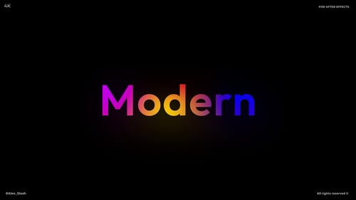 Modern Text Presets