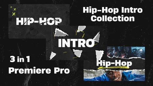 Hip-Hop-Intro-Kollektion Mogrt