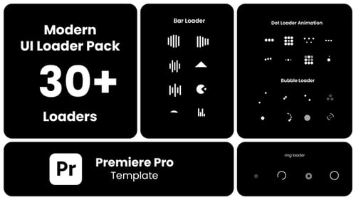 Minimal Loading Icons Pack Premiere Pro