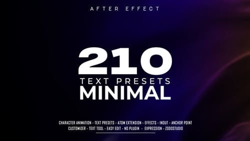 Minimal Text Animation Presets