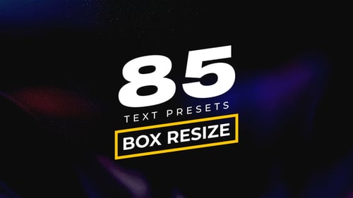 Box Title Stroke Animation Presets