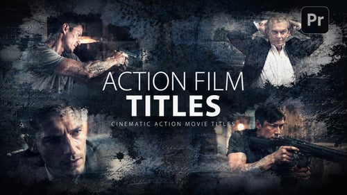 Action Film Titles - Cinematic Action Movie Titles For Premiere Pro