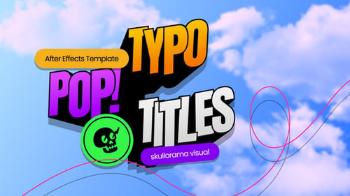 Titres Typo Pop