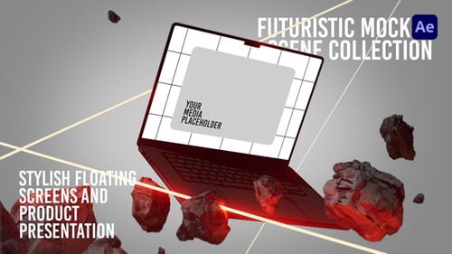 Futuristic Device Mockup Intro
