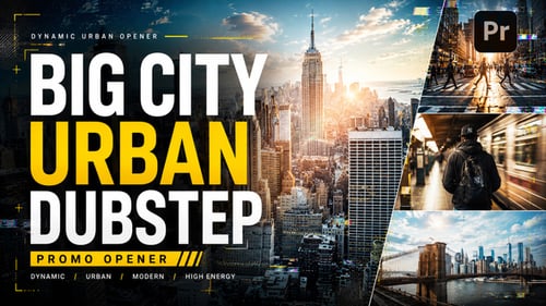 Big City - Urban Dubstep Promo Opener For Premiere Pro