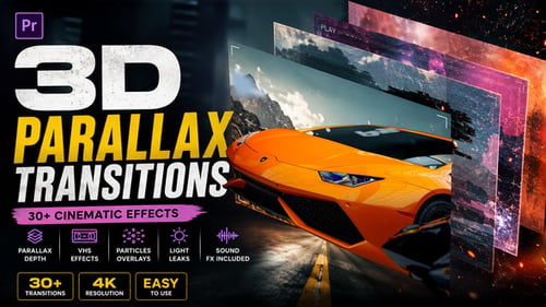 3D Parallax Transitions for Premiere Pro