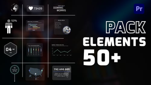 Smart UI Infographics Elements Pack I MOGRT