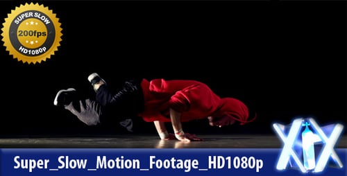 Solo Breakdancer Performing Acrobatic Moves on Dark Stage