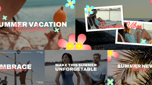 Summer Vacation Travel Slideshow After Effect