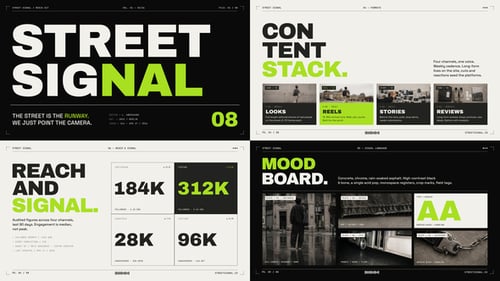 Street Signal - Fashion Media Kit & Brand Presentation