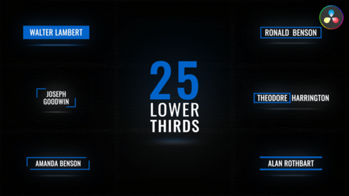 Lower Thirds Shadow \ DR