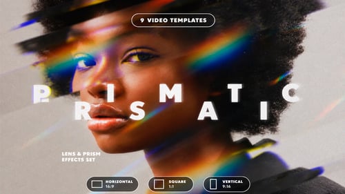 Prism Rainbow Overlays Cinematic Glass Light Dispersion Pack
