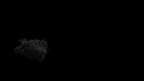 Dark Smoke Transition Reveal Effect