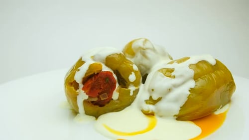 Stuffed Peppers with cream