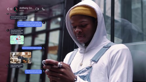 Whatsapp Style Text Chat Messaging UI