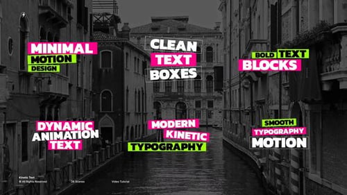 Kinetischer Text | After Effects
