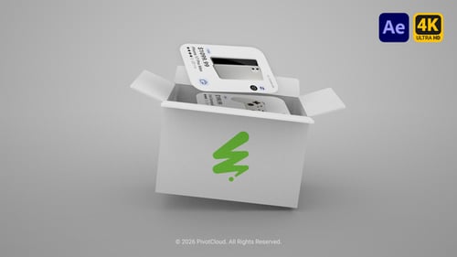 Minimal E-Commerce Box and Product Cards Promo