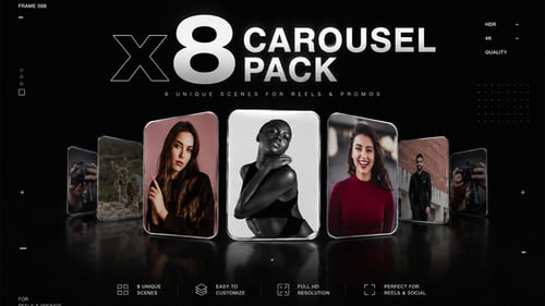 Carousel Design 8x Pack
