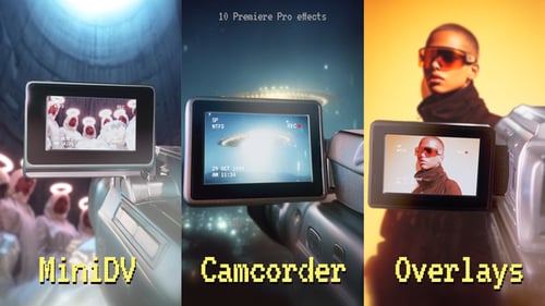 Mini DV Camcorder POV Effects for Premiere Pro