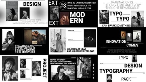Typography Slides | MOGRT