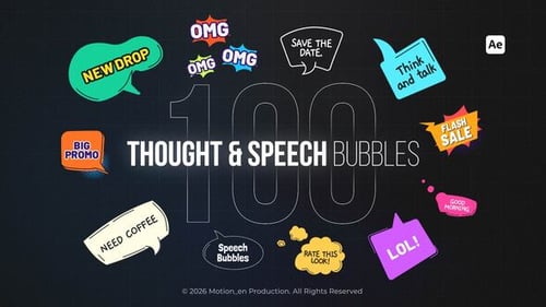 Speech & Thought Bubbles Bundle