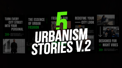 Modern Urban Street Fashion Stories for Vertical Social Media Content
