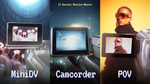 Retro Mini DV Camcorder POV Effects for Vertical Video
