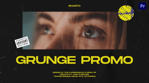 Grunge Promo Mogrt