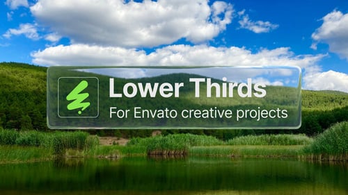 Liquid Glass Lower Thirds | MOGRT