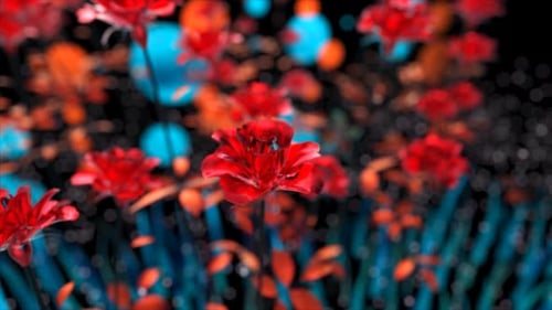 Abstract background of flowers