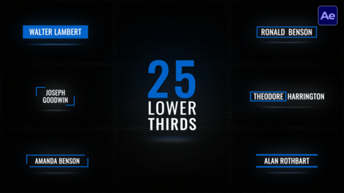 Lower Thirds Shadow \ AE