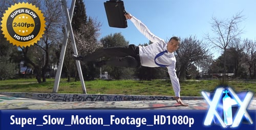 Businessman Jumps Over