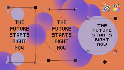 Abstract Tech Typographic Intro