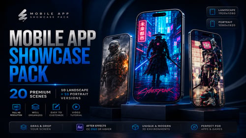Mobile App Promo Showcase