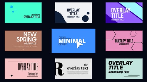 Poised Typography | Typography Scenes for Premiere Pro