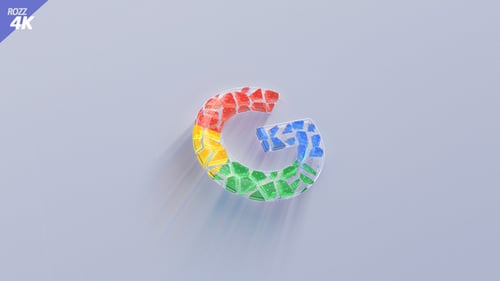 Digital Clean 3D Modern Dynamic Logo