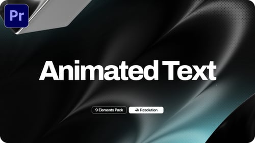Animated Text for Premiere Pro