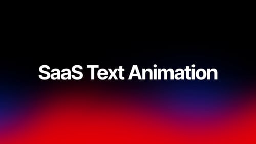 SaaS Text Animations