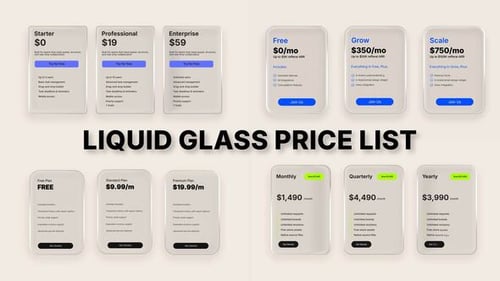 Liquid Glass Price List | MOGRT