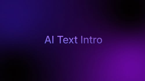 AI Text Intro